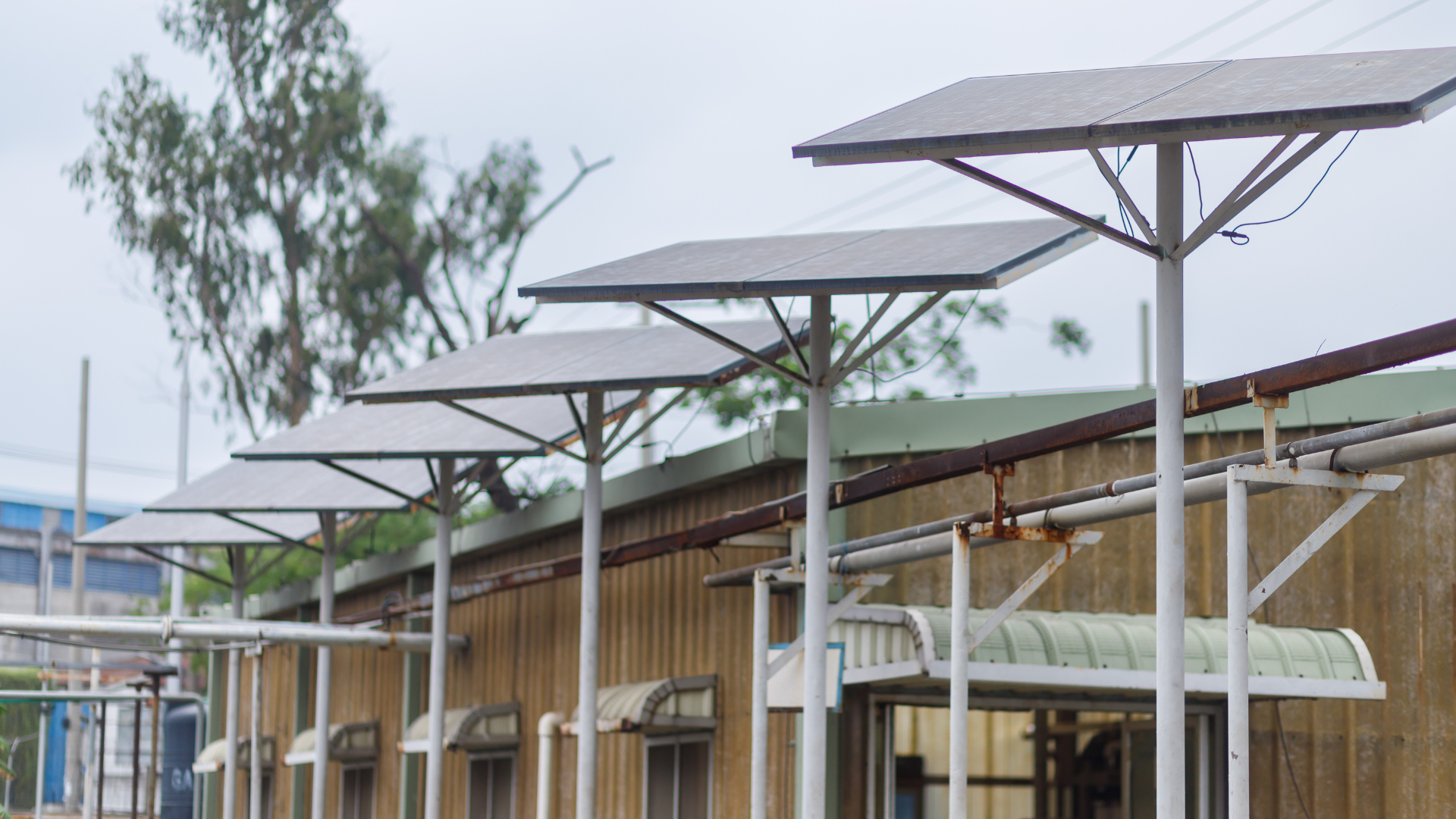 Mini solar panels at Kalurghat Factory