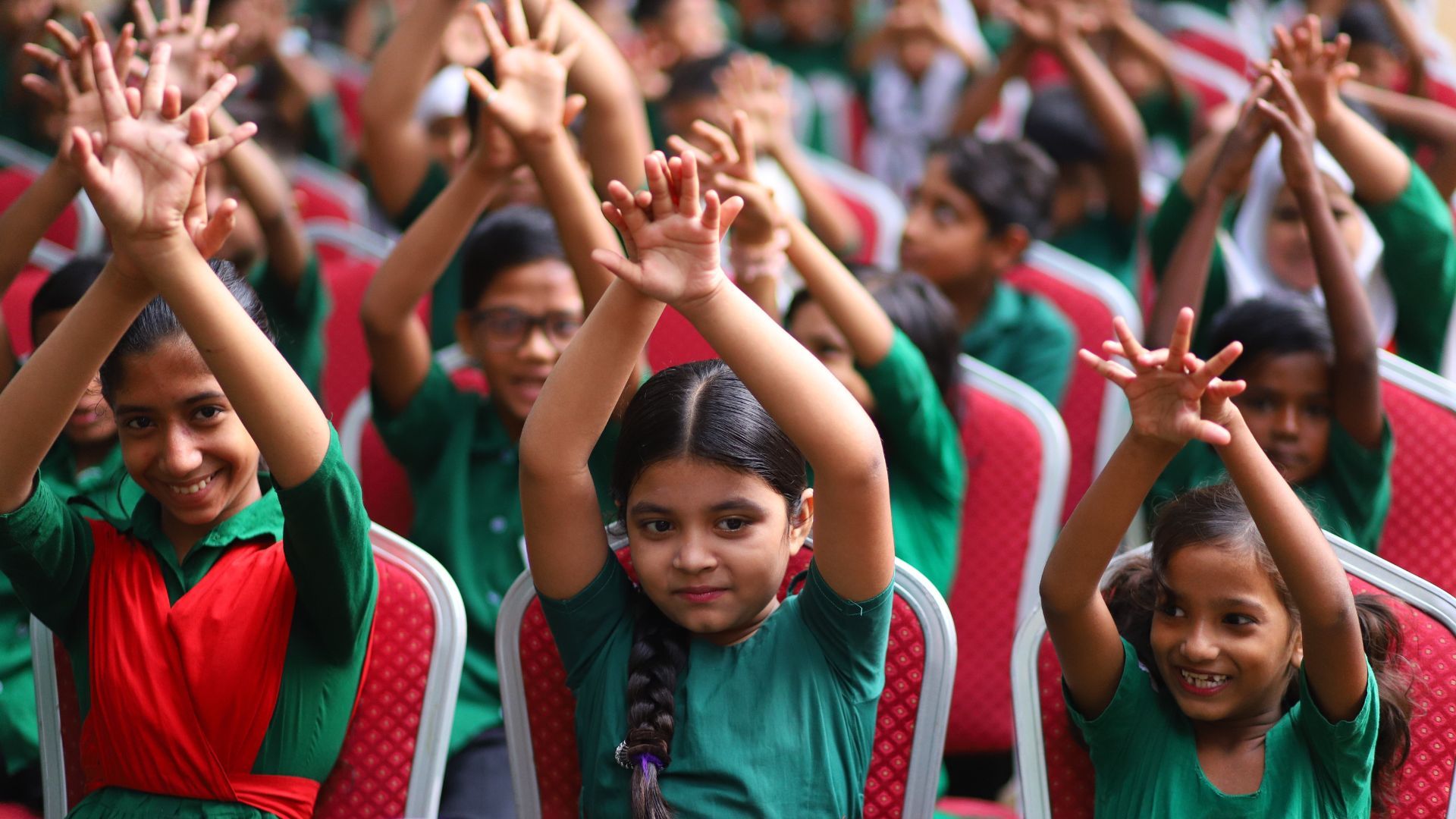 Young Girls in Lifebuoy's Handwashing Campaign