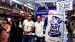 UBL Home Care Marketing Director Nurul Monowar with Jamal Bhuiyan at Surf Excel Expert White launch activation