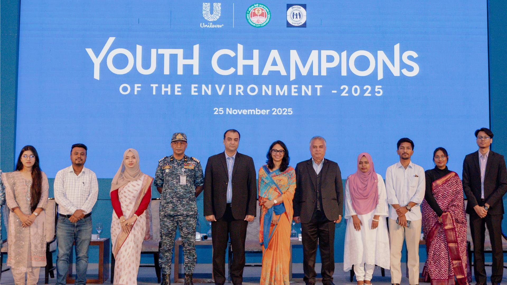 UBL, CCC, and YPSA representatives on stage with participants