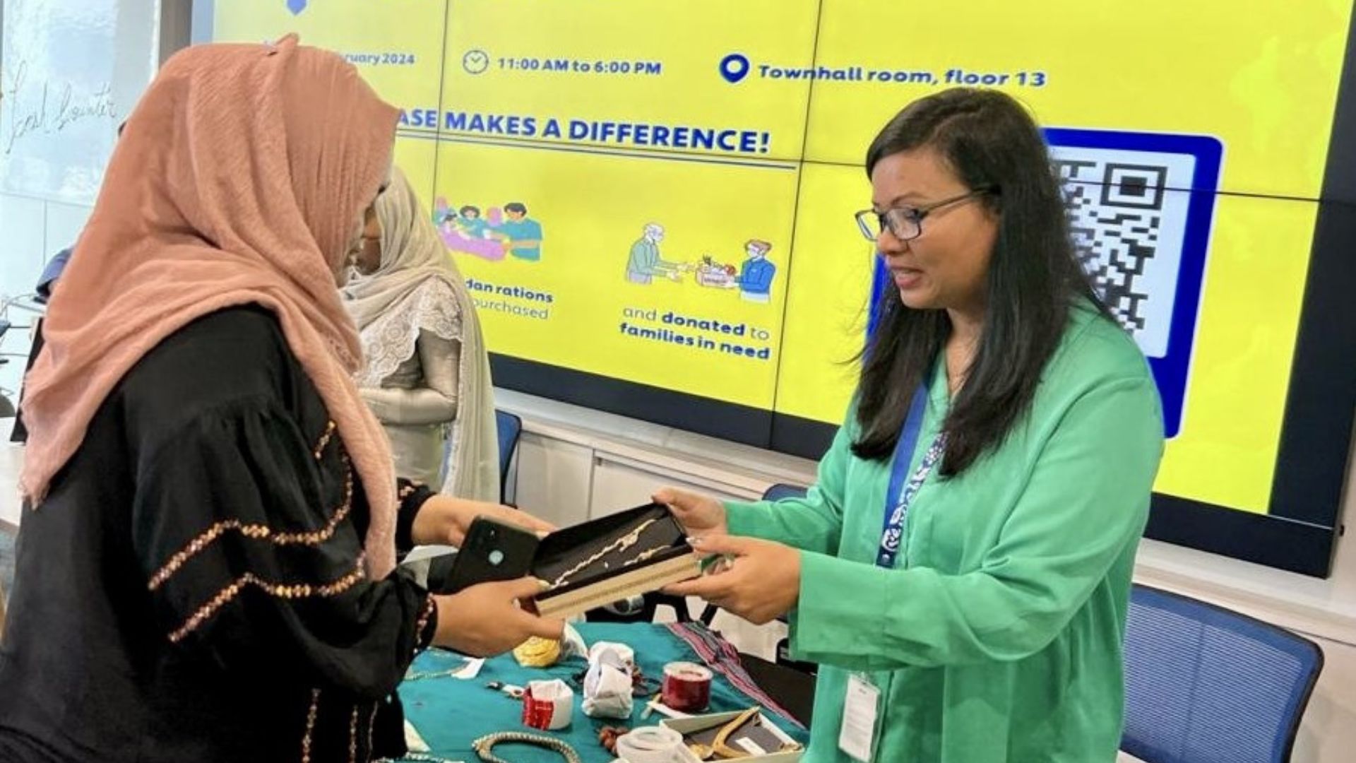 UBL Employees at the Heart-to-Heart market